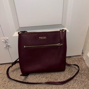 Plum color Kate spade cross body